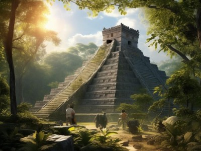 探寻太阳宫殿，玛雅文明中库库尔坎金字塔的神秘与辉煌