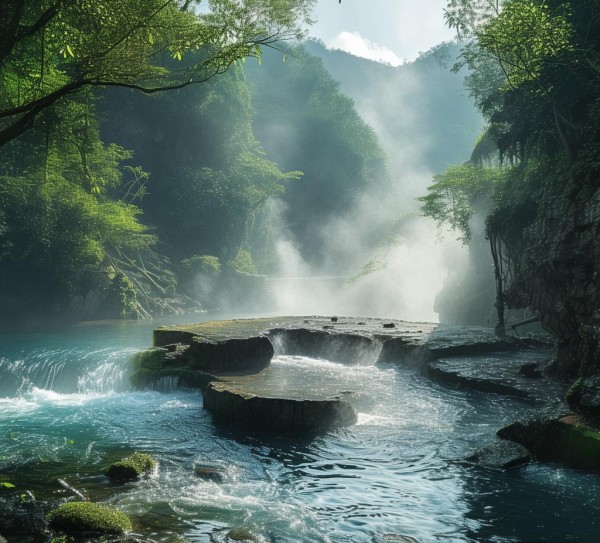 河源热龙温泉位置探秘，藏在山水间的养生秘境