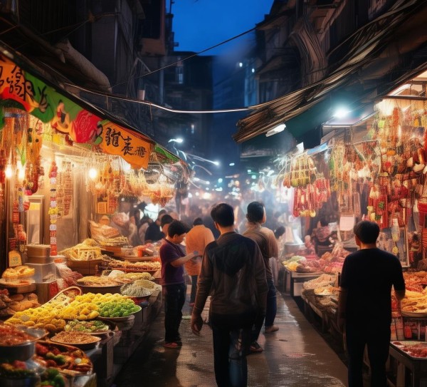 绍兴越城区夜市探秘，烟火气里的城市温度