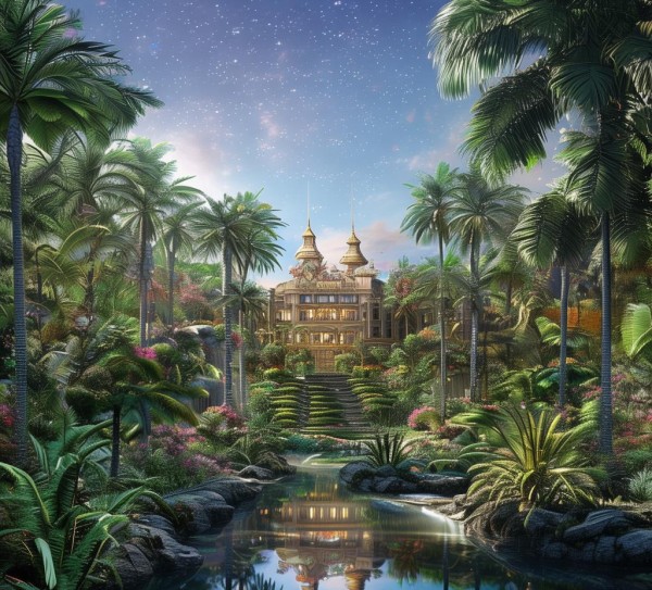 世界花园酒店在哪里，全球度假天堂的具置探秘